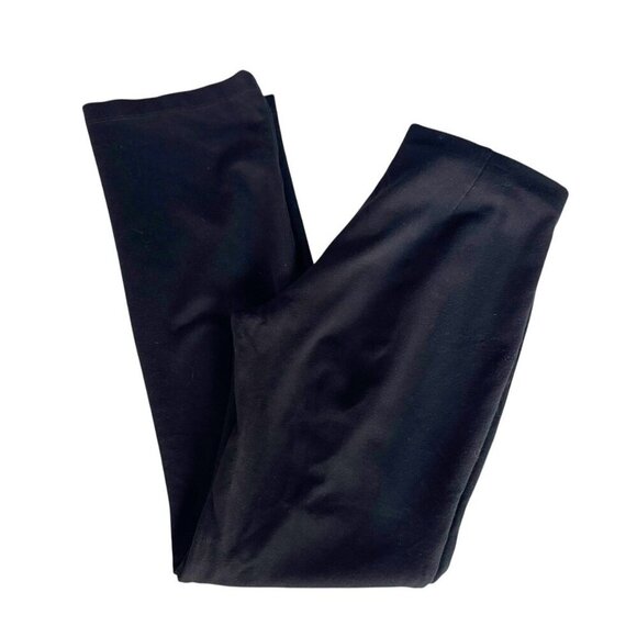 Eileen Fisher Women's Sz 10P or 10 Petite Black Elastic Waist Pull-On Pants - Picture 8 of 8